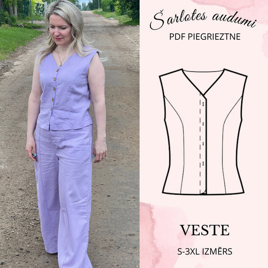 Digital pattern - vest