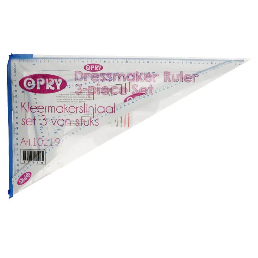 Tailor's ruler set, 3 pcs. Opry