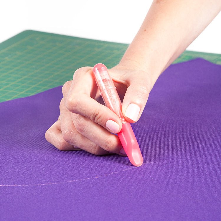 Tailor’s chalk pen with roller, red