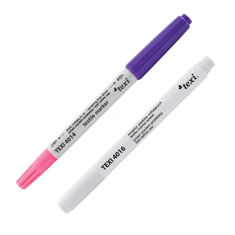 Tailor's marker with disappearing effect and eraser - lilac (24 h and 48 H)