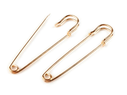 Safety pins, clips |13 × 75 mm| pack of 2 pcs