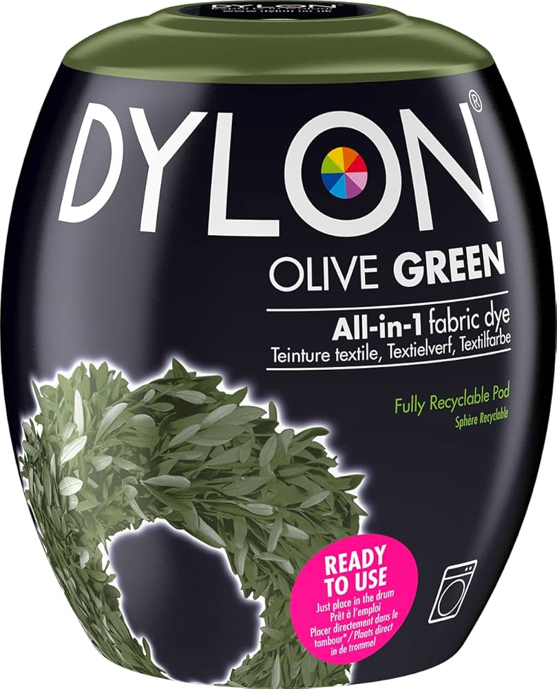 Attēls ar Dylon Pods tekstila krāsa veļasmašīnai – pieejams Šarlotes audumi