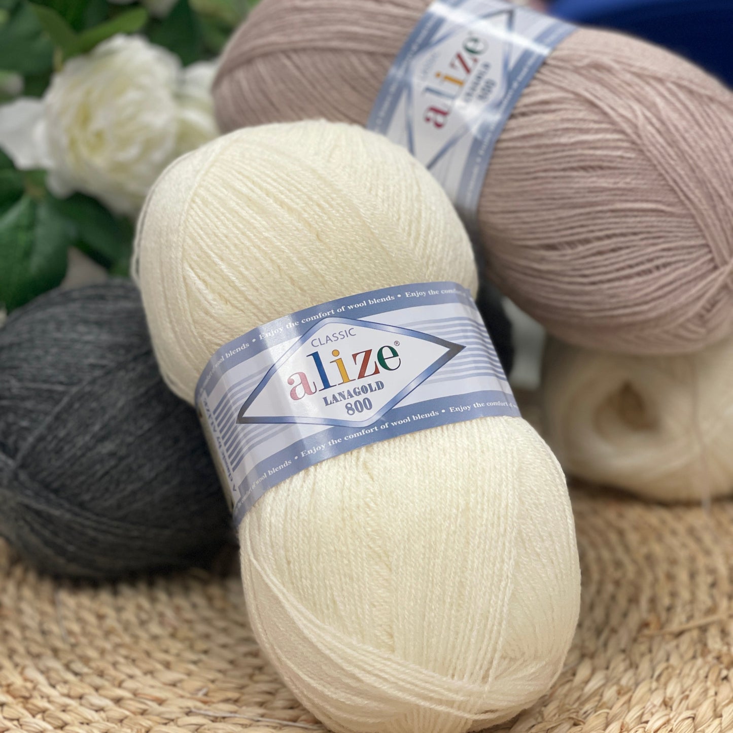 Alize LANAGOLD 800 yarn - 730 m 100g