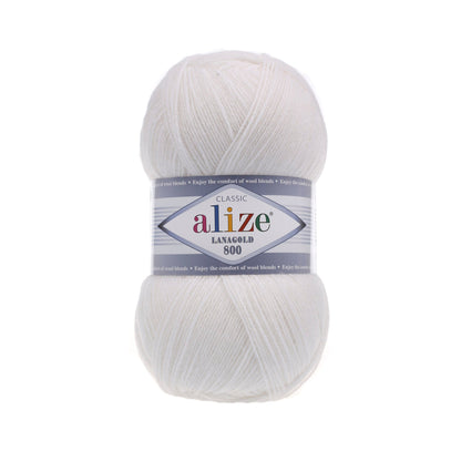 Alize LANAGOLD 800 yarn - 730 m 100g