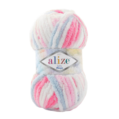 Alize Softy Mega yarn | 100% micropolyester | 100 g – 70 m