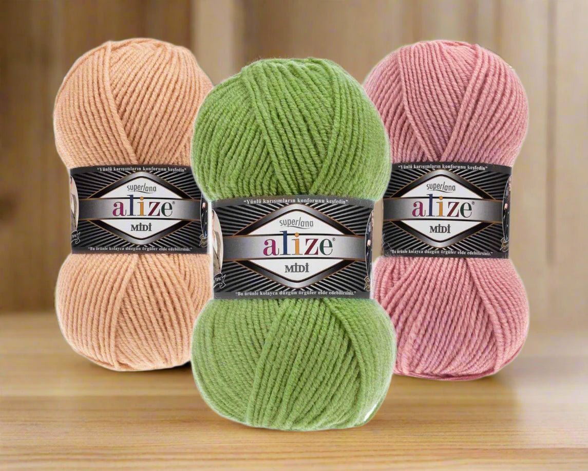 Alize SUPERLANA MIDI Yarn - 170 m 100g