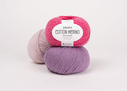 Image of DROPS Cotton Merino yarn – 50 g / 110 m – available at Šarlotes audumi