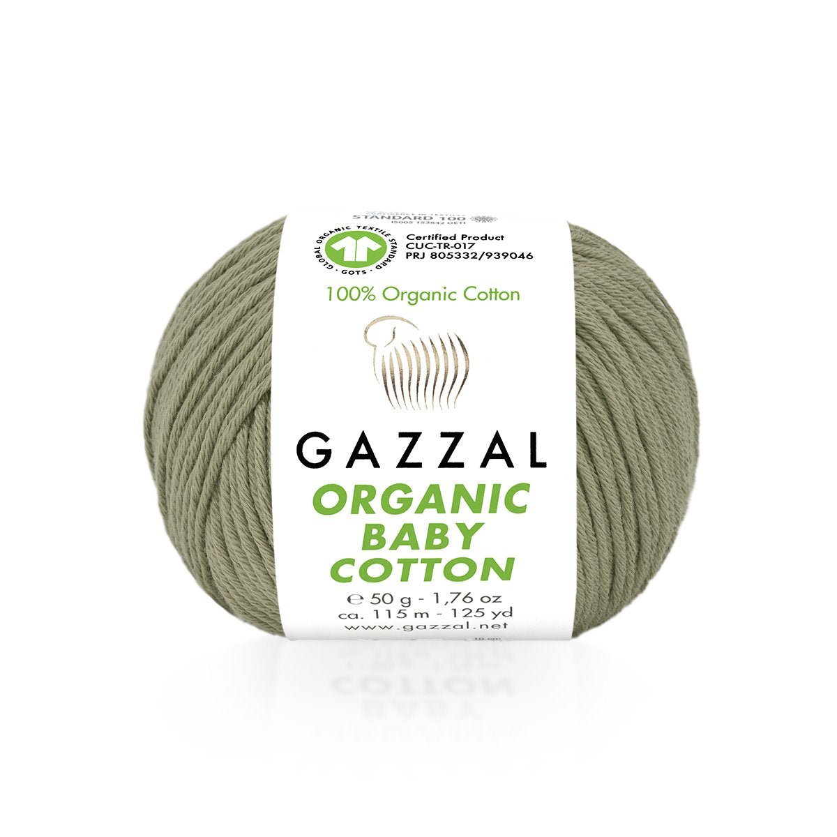 Yarn GAZZAL ORGANIC BABY COTTON - 115m 50g