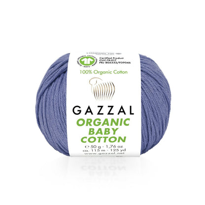 GAZZAL ORGANIC BABY COTTON yarn - 115m 50g