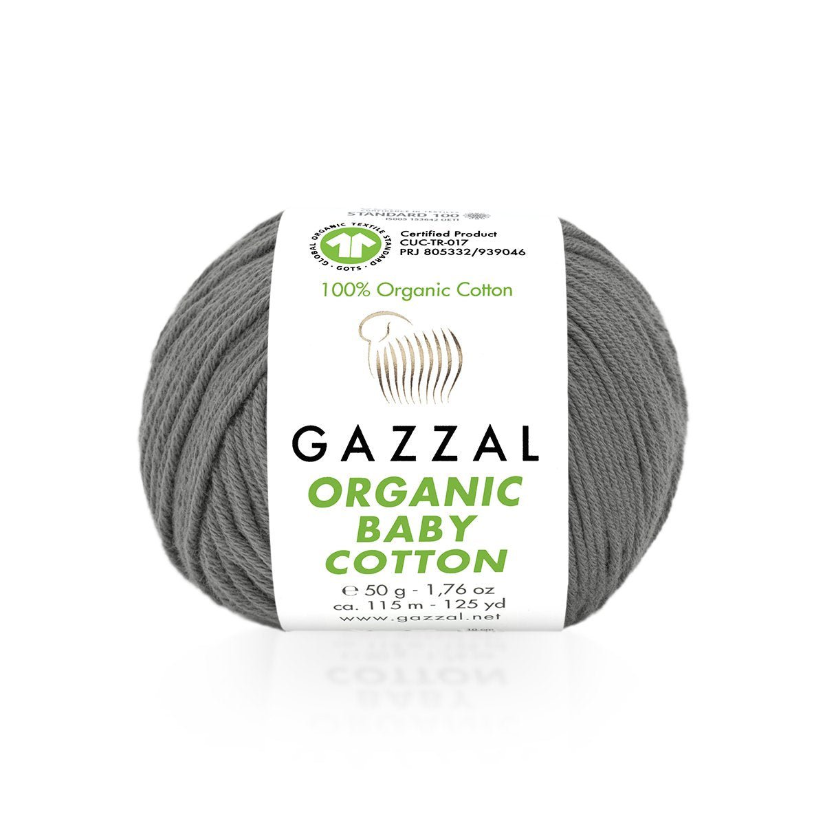 GAZZAL ORGANIC BABY COTTON yarn - 115m 50g