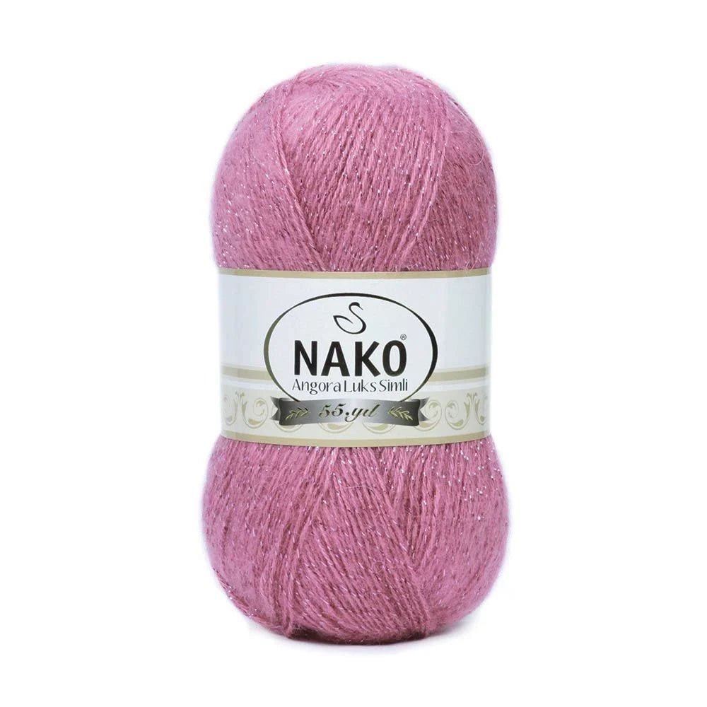 Yarn NAKO ANGORA LUKS SIMLI with shimmer - 550m 100g