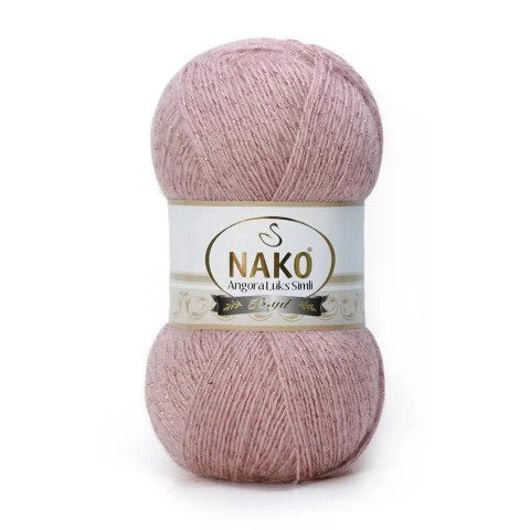 Yarn NAKO ANGORA LUKS SIMLI with shimmer - 550m 100g