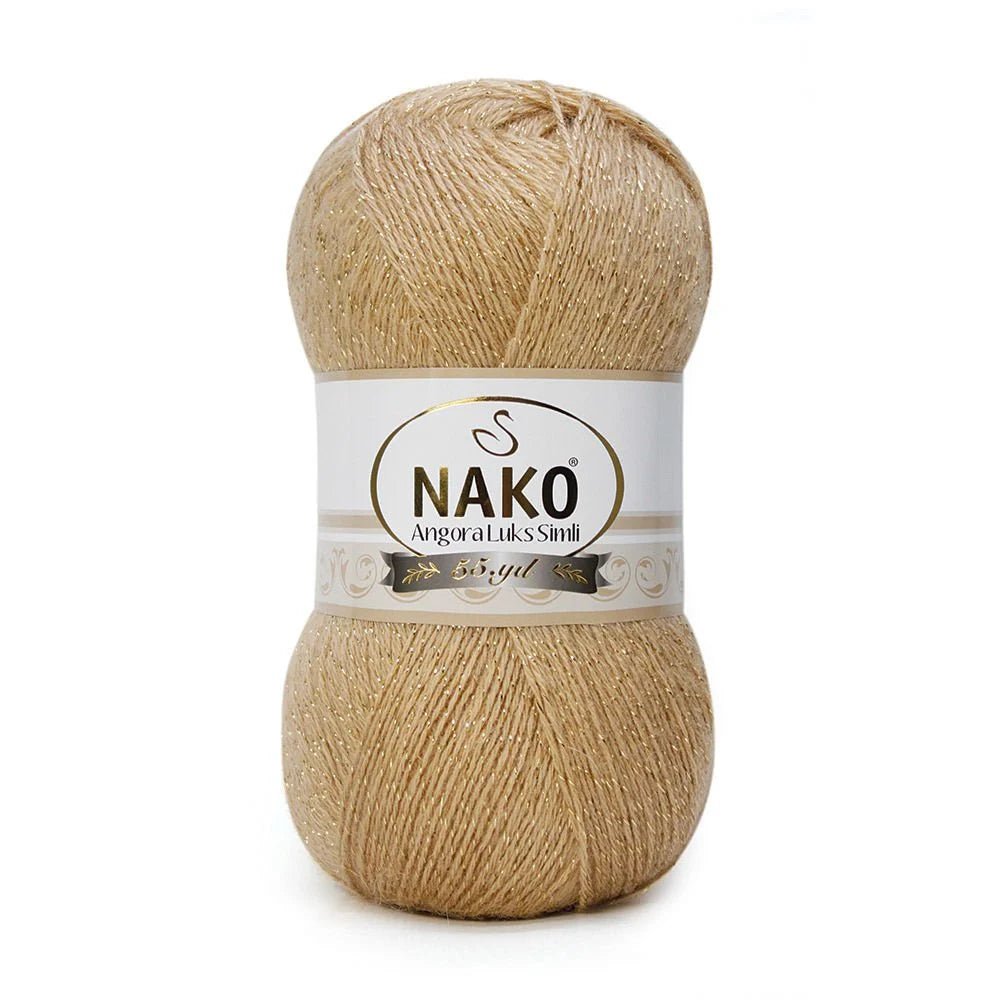 Yarn NAKO ANGORA LUKS SIMLI with shimmer - 550m 100g