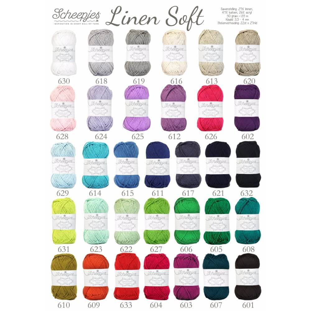 Scheepjes Linen Soft yarn - 135 m 50 g #633