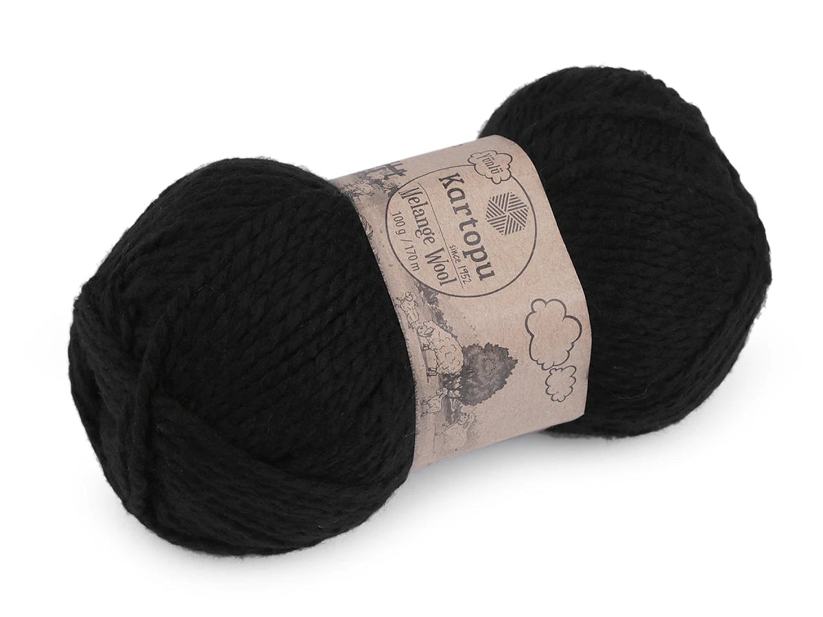 Zdjęcie przędzy z wełną KARTOPU MELANGE WOOL 100 g / 170 m – dostępna online w Šarlotes audumi