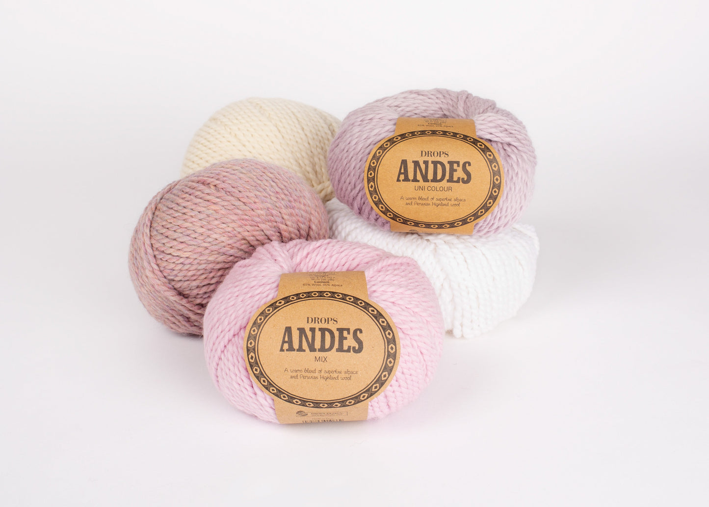 Image of DROPS Andes yarn - 100 g / 90 m – available at Šarlotes audumi