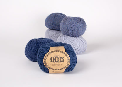 Image of DROPS Andes yarn - 100 g / 90 m – available at Šarlotes audumi