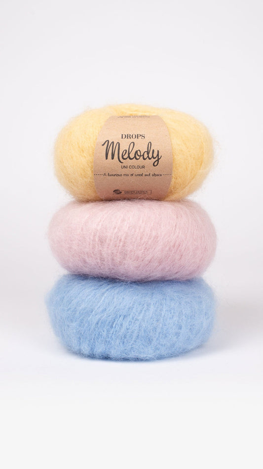 Zdjęcie włóczki DROPS Melody – 50 g / 140 m – dostępnej online w sklepie Šarlotes audumi