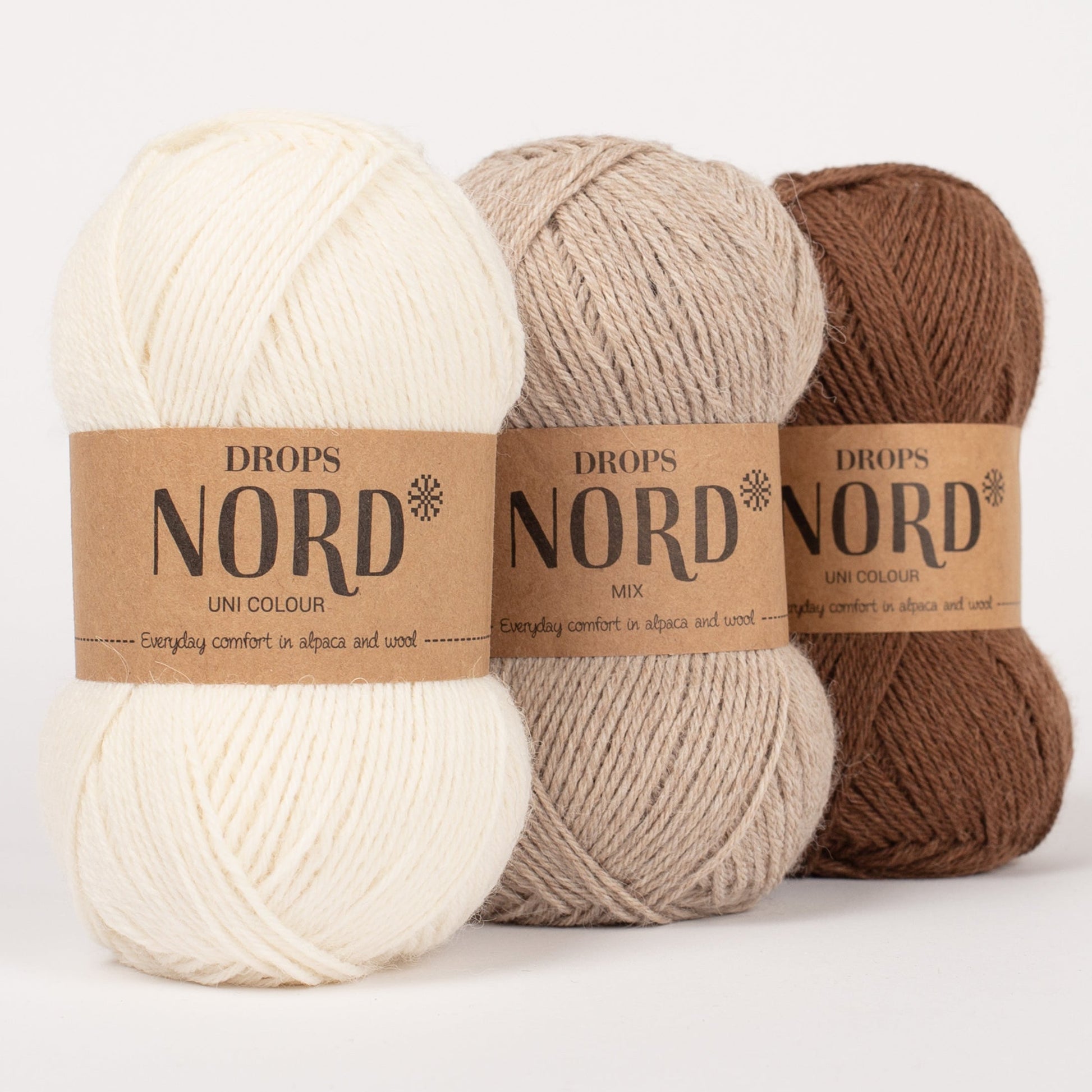 Image of DROPS Nord yarn - 50 g / 170 m – available at Šarlotes audumi