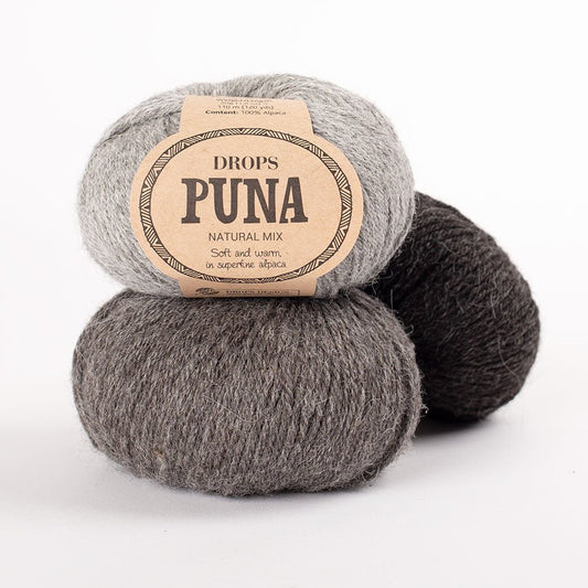 Zdjęcie przędzy DROPS Puna – 50 g / 110 m – dostępnej online w sklepie Šarlotes audumi