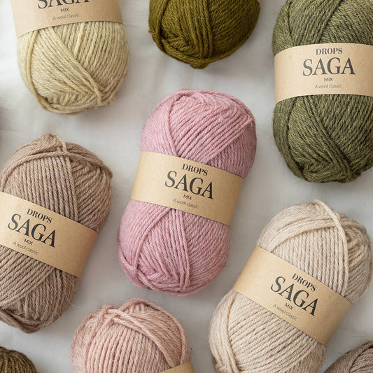 Przędza DROPS Saga- 50 g / 100 m – dostępna online Šarlotes audumi