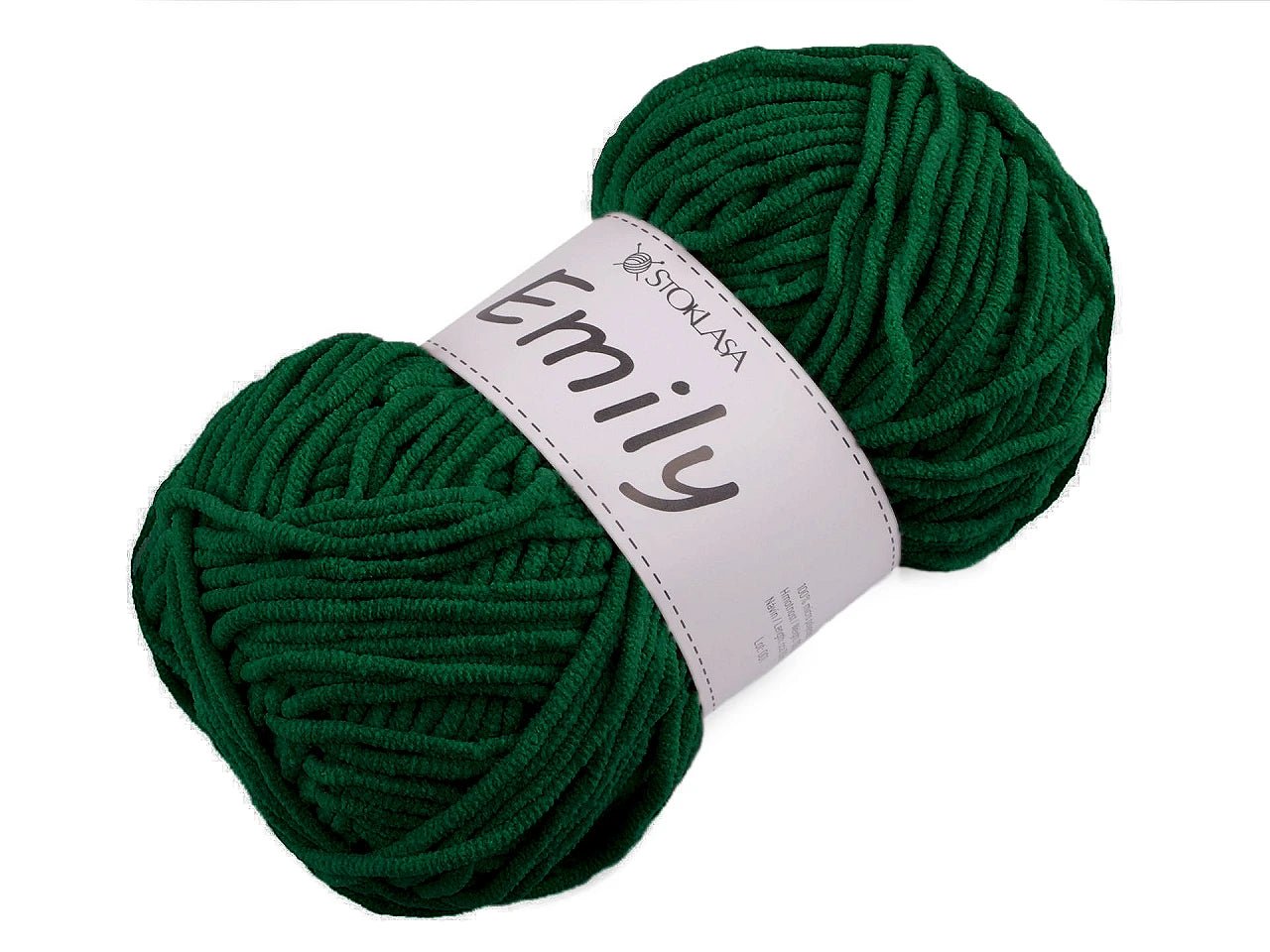 Zdjęcie włóczki Emily - włóczka pluszowa - 100 g / 120 m – dostępna w Šarlotes audumi