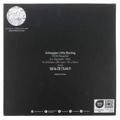 Attēls ar Dzijas komplekts Scheepjes Little Darling krāsu komplekts 8×25g – Farm Friends 24668 – pieejams Šarlotes audumi