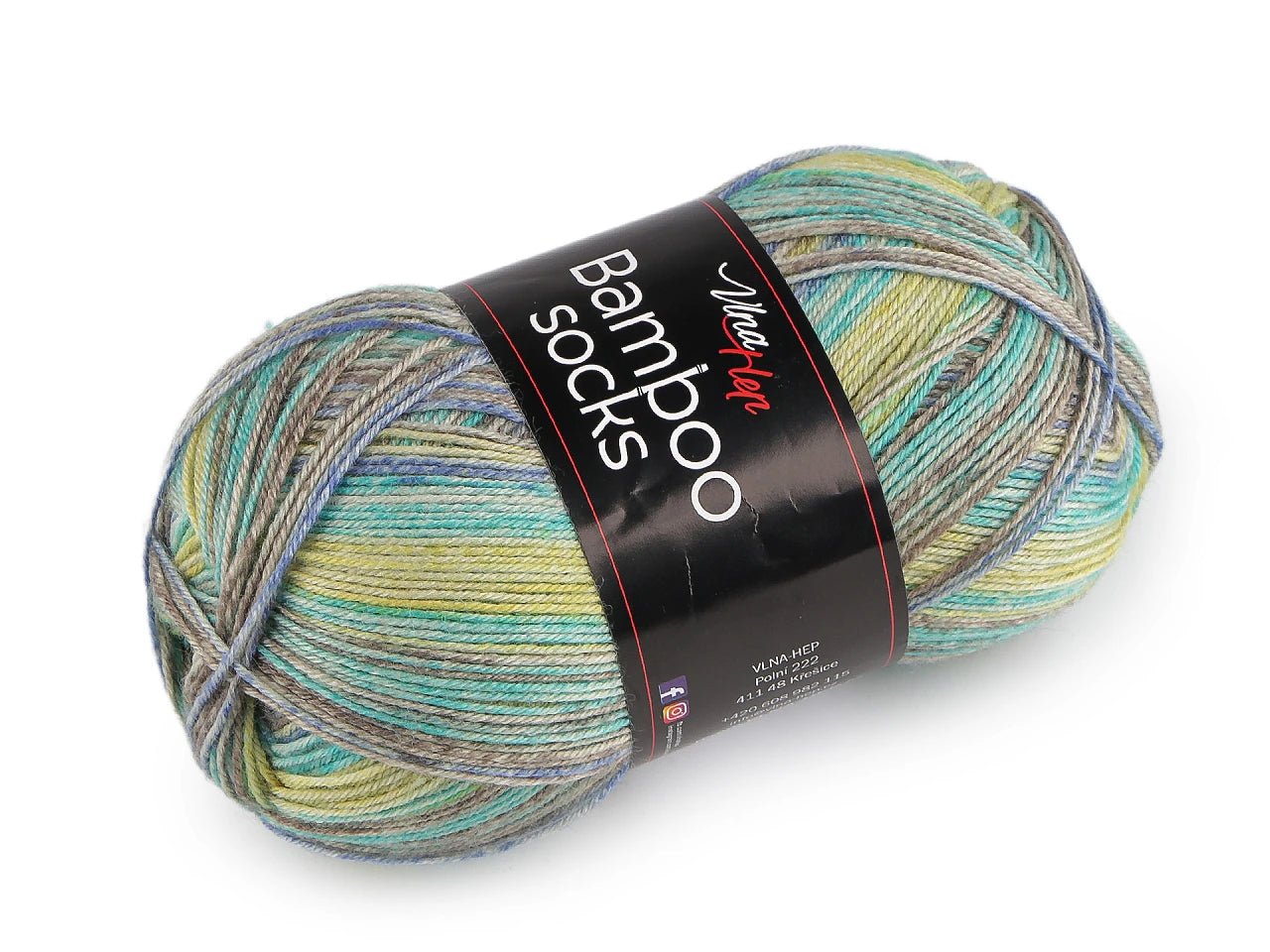 Attēls ar Dzijas VlnahHep Bamboo Socks - 100g / 400m – pieejams Šarlotes audumi