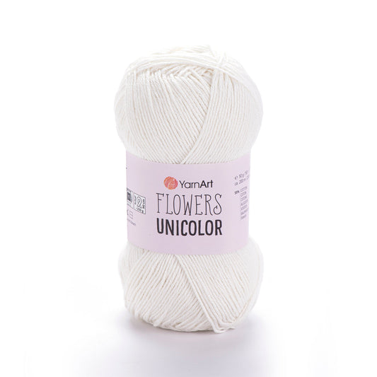 Image with Dzijas YarnArt Flowers unicolor - 50g / 200m – available at Šarlotes audumi