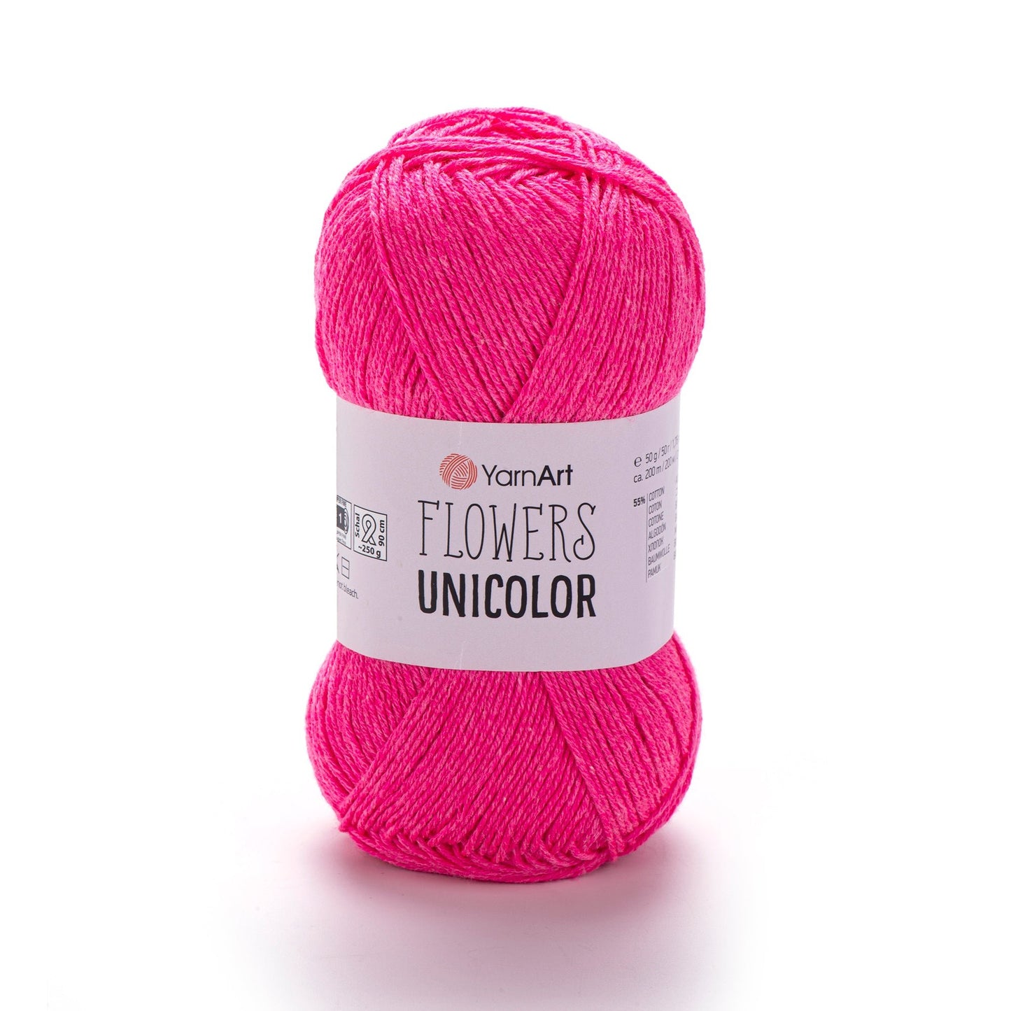 Image with YarnArt Flowers unicolor yarn - 50g / 200m – available at Šarlotes audumi