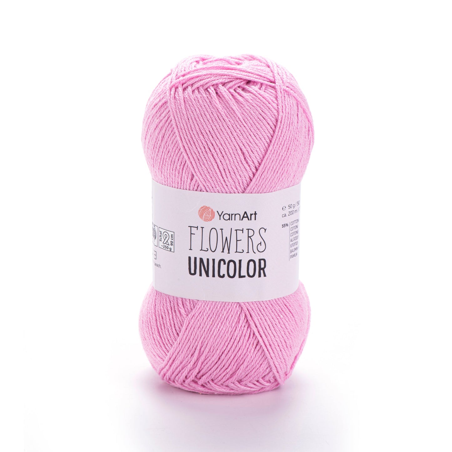 Image with Dzijas YarnArt Flowers unicolor - 50g / 200m – available at Šarlotes audumi