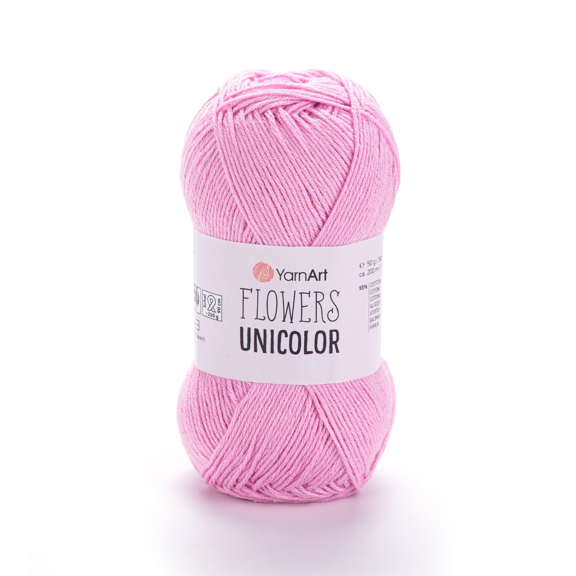 Image with Dzijas YarnArt Flowers unicolor - 50g / 200m – available at Šarlotes audumi