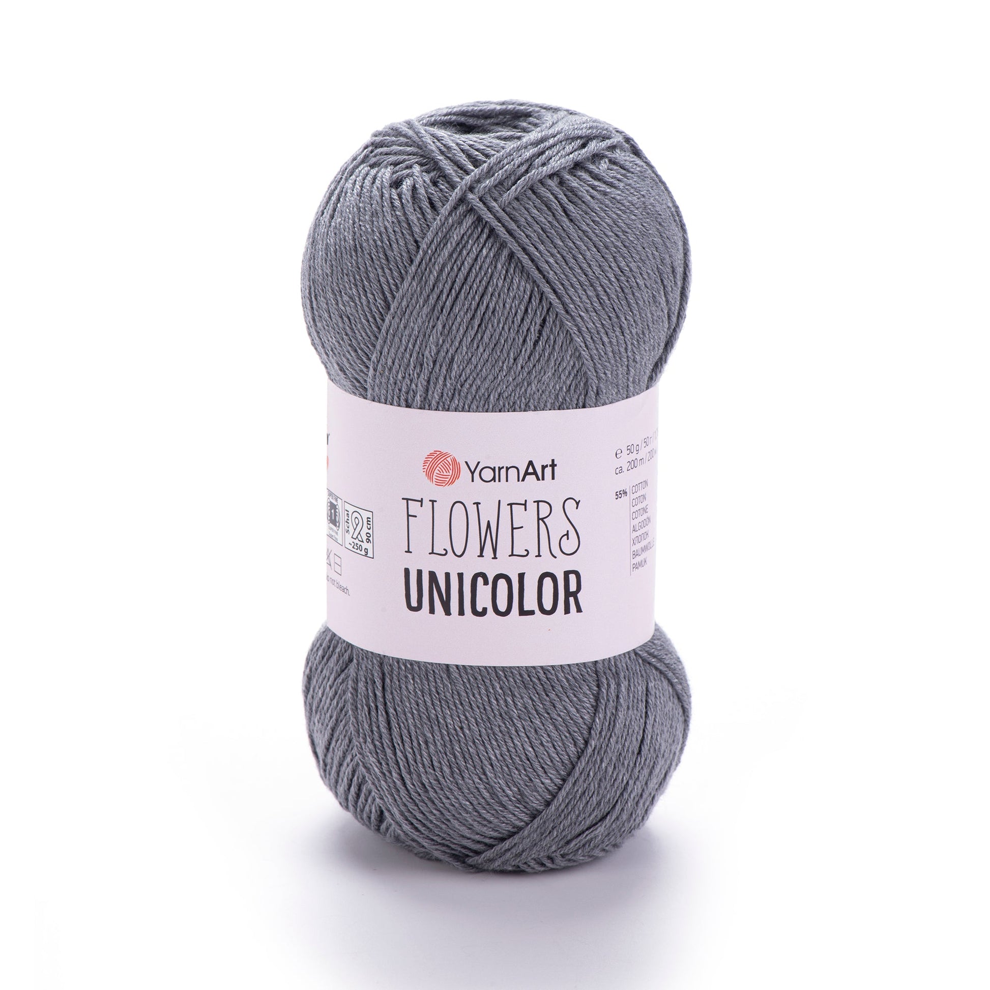 Image of YarnArt Flowers unicolor yarn - 50g / 200m – available at Šarlotes audumi