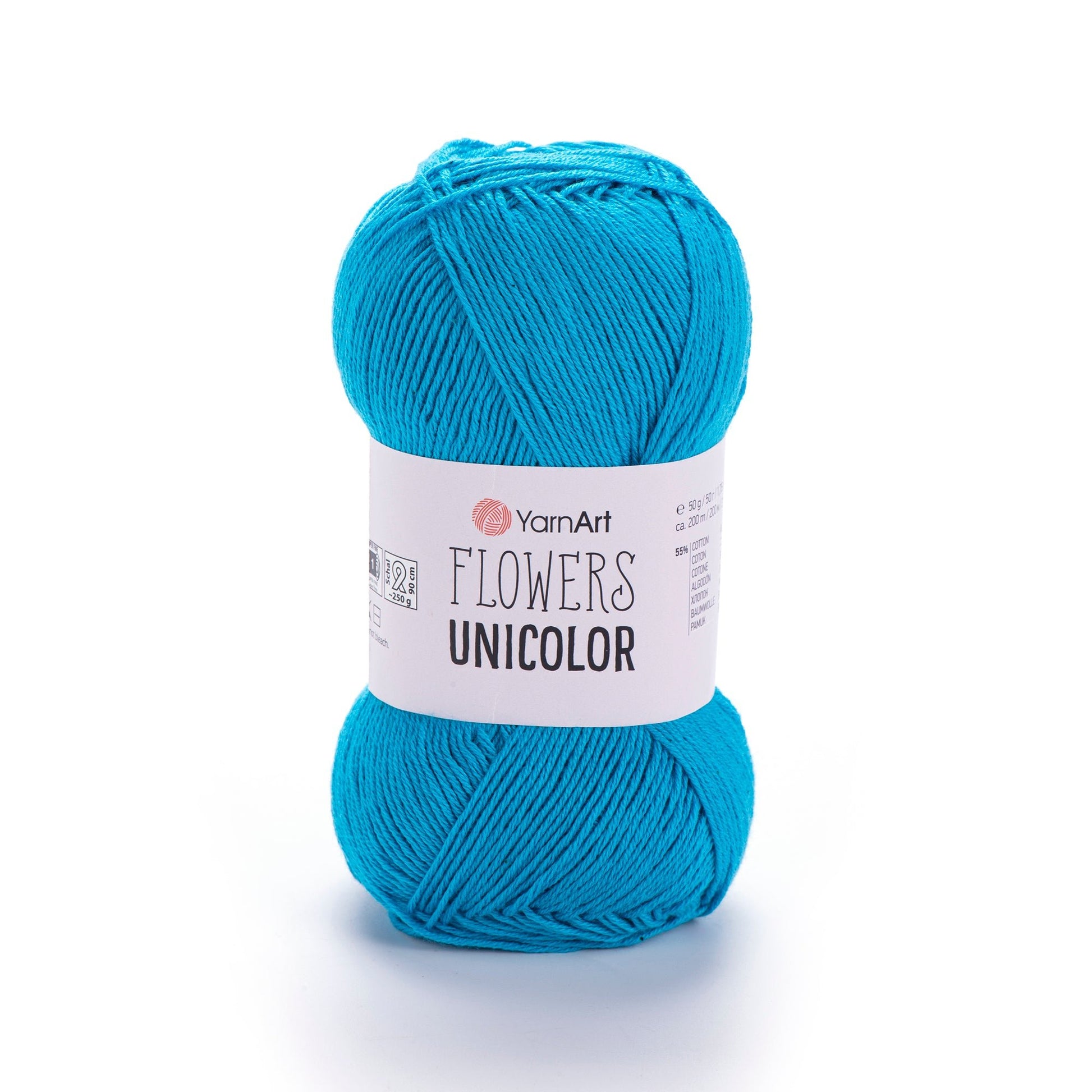 Image with Dzijas YarnArt Flowers unicolor - 50g / 200m – available at Šarlotes audumi