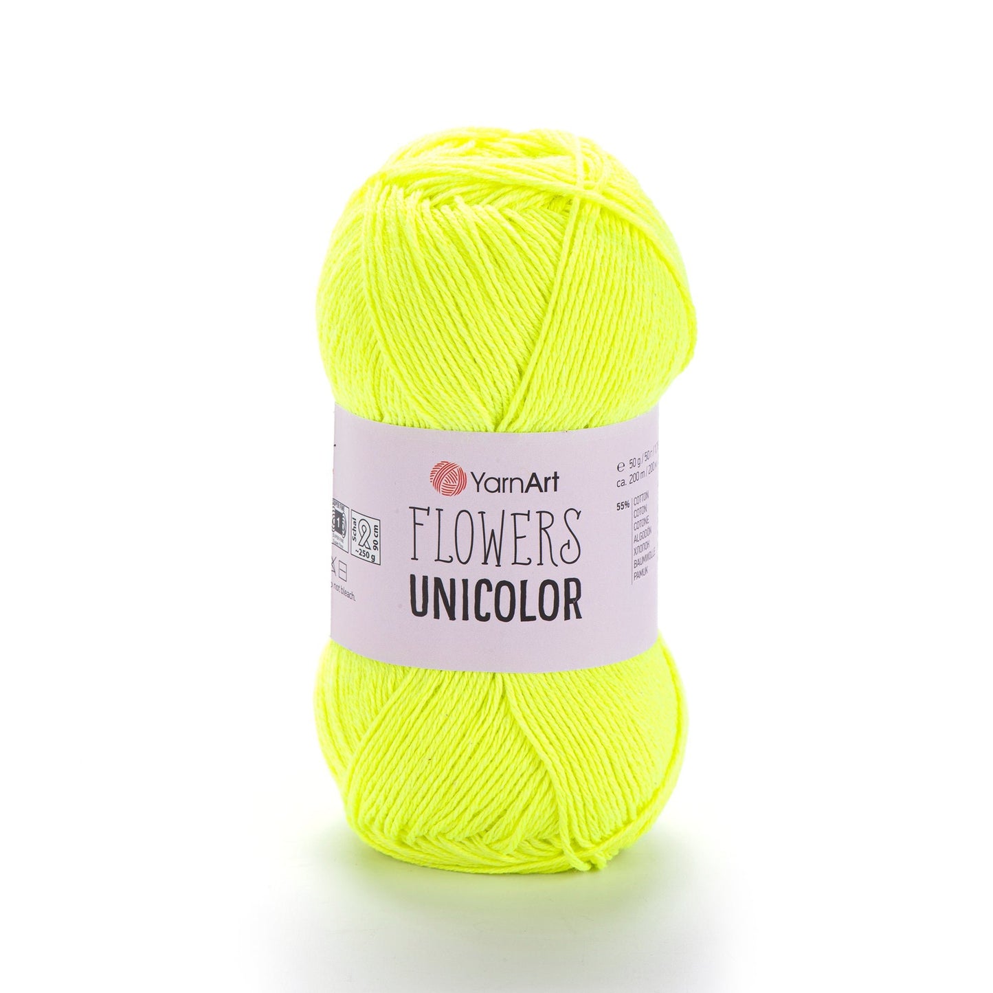 Image with Dzijas YarnArt Flowers unicolor - 50g / 200m – available at Šarlotes audumi