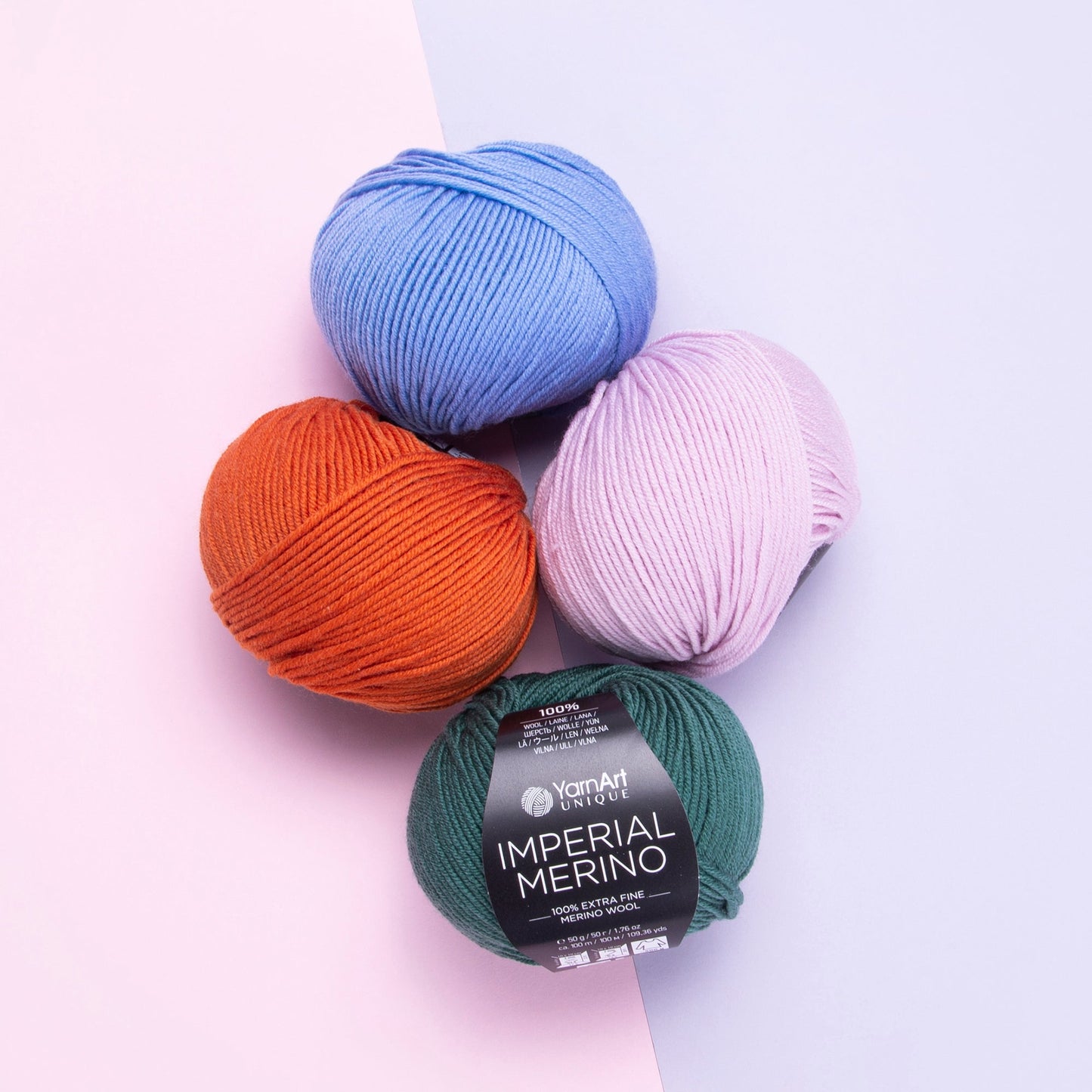 Image of YarnArt Imperial Merino yarn - 50g / 100m – available at Šarlotes audumi