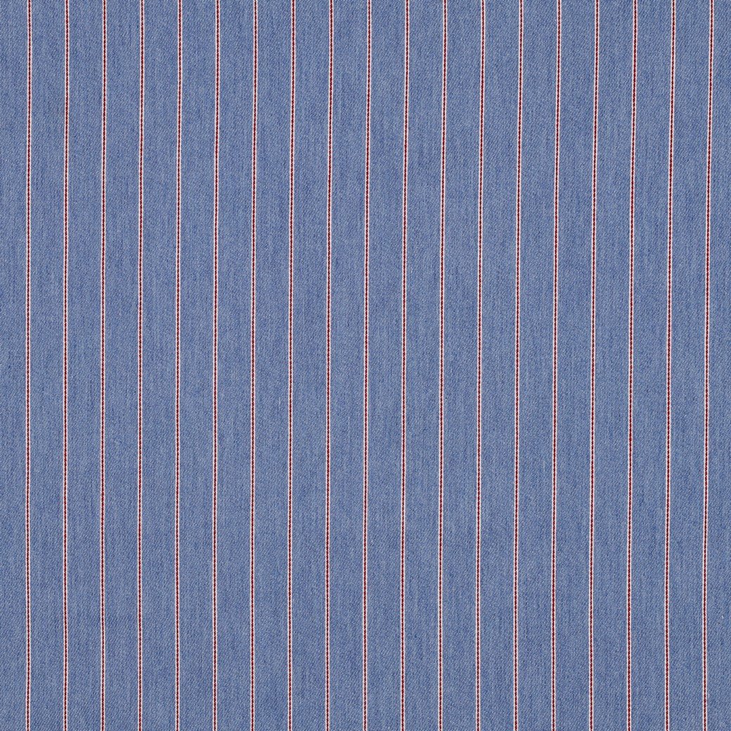 Image of striped denim fabric 190 g/m² – available at Šarlotes audumi