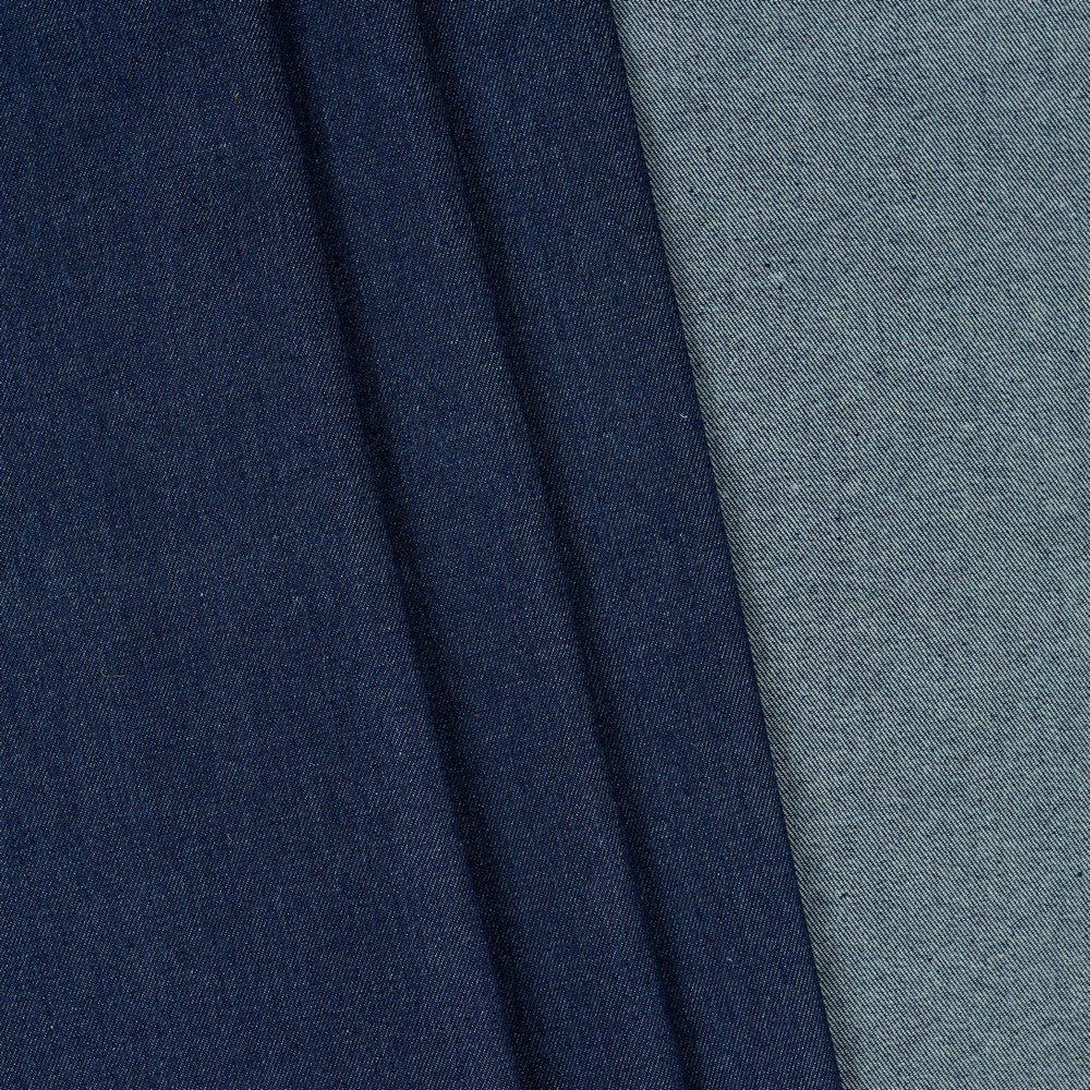 Dark blue denim fabric 280 g/m²