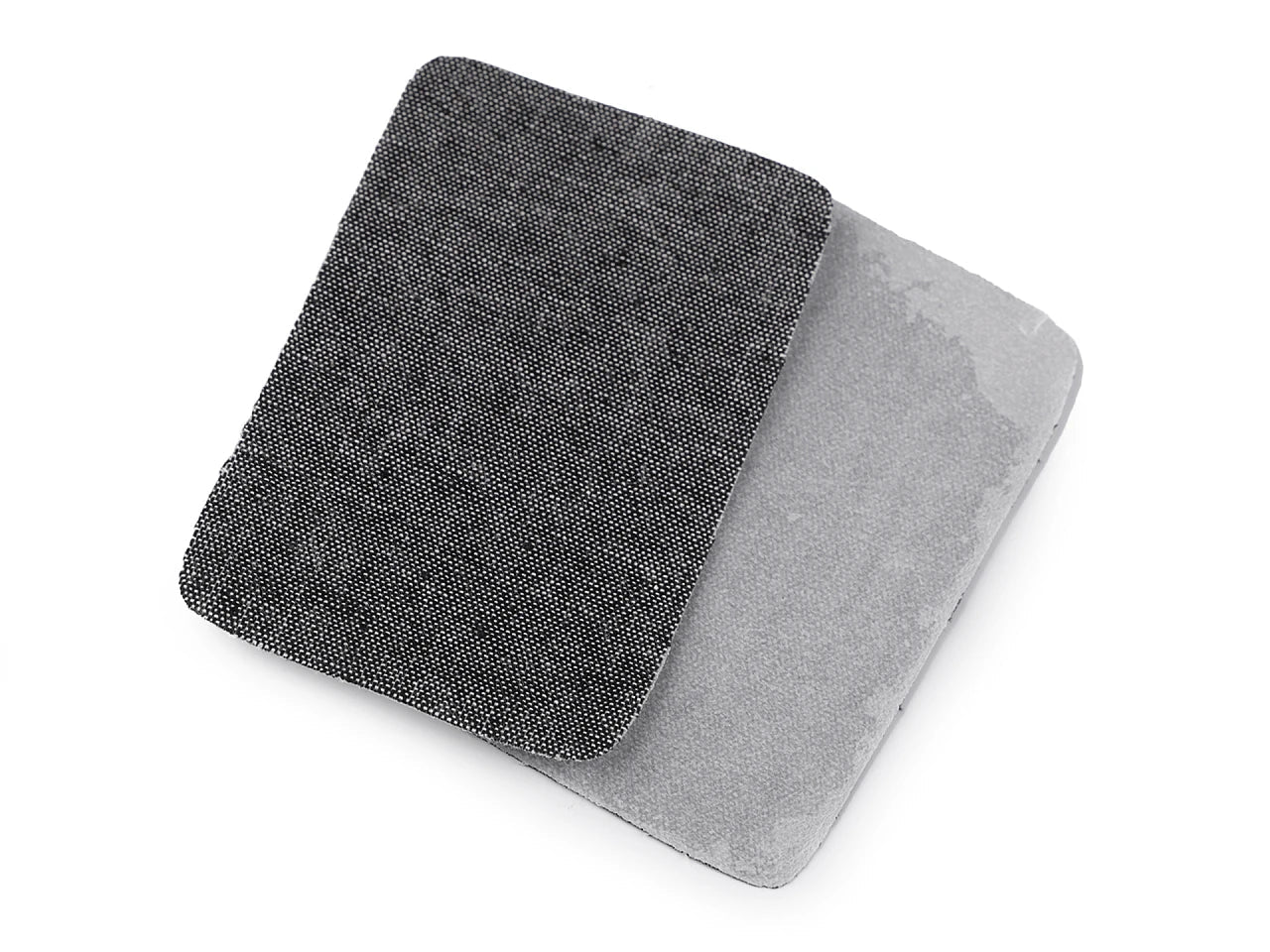 Denim iron-on patch 5.3 × 7.9 cm, set of 2 – available online at Charlotte's Fabrics