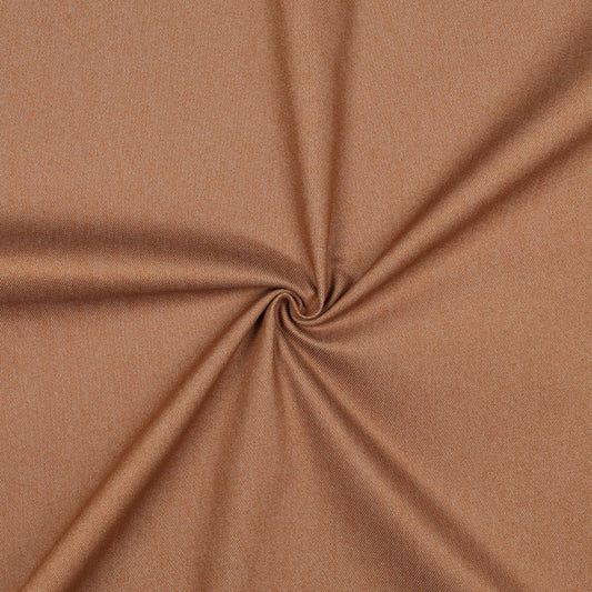 Denim fabric with elastane - brown 270 g/m²
