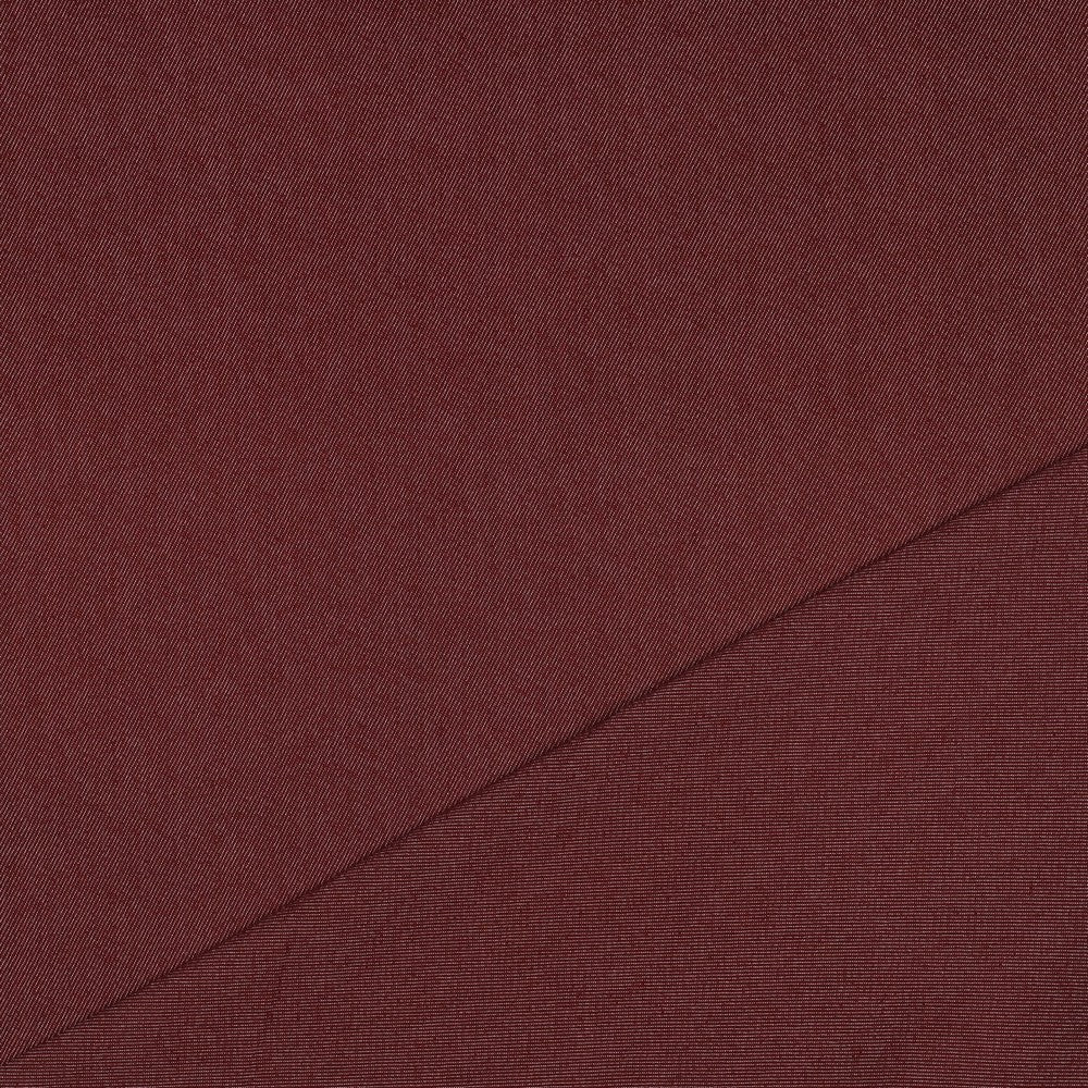 Denim fabric with elastane - burgundy shade 270 g/m²