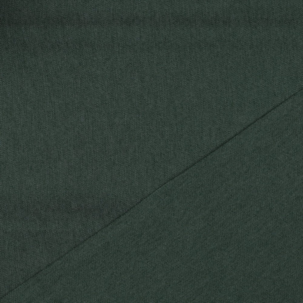 Denim fabric with elastane - dark green 270 g/m²