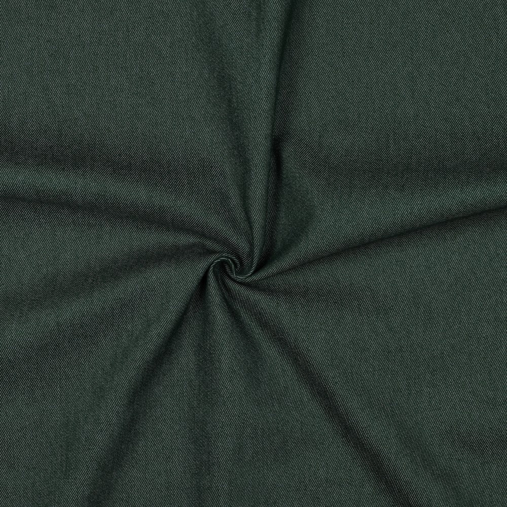 Denim fabric with elastane - dark green 270 g/m²