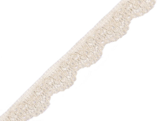 Elastic polyamide lace - 1,6 cm skin-colored