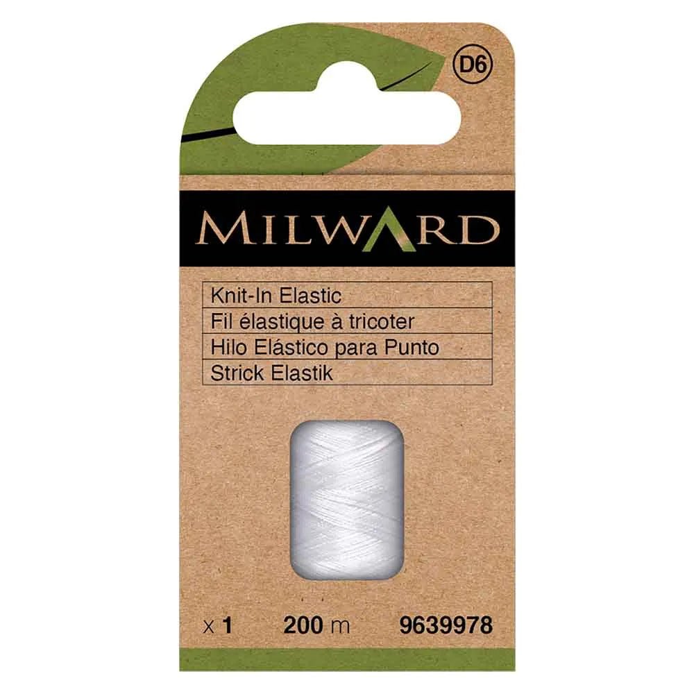 Elastic thread/rubber Milward - transparent 200 m