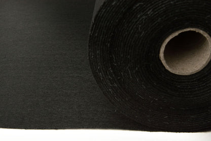 Felt fabric in rolls, 1 mm - black 220 g/m²
