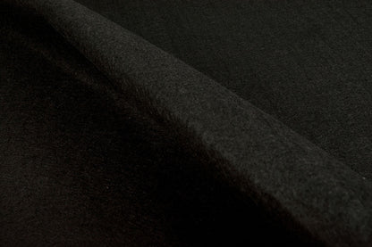 Felt fabric in rolls, 1 mm - black 220 g/m²