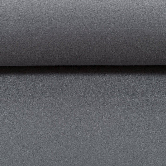 Felt fabric in rolls, 3 mm - dark grey 650 g/m²