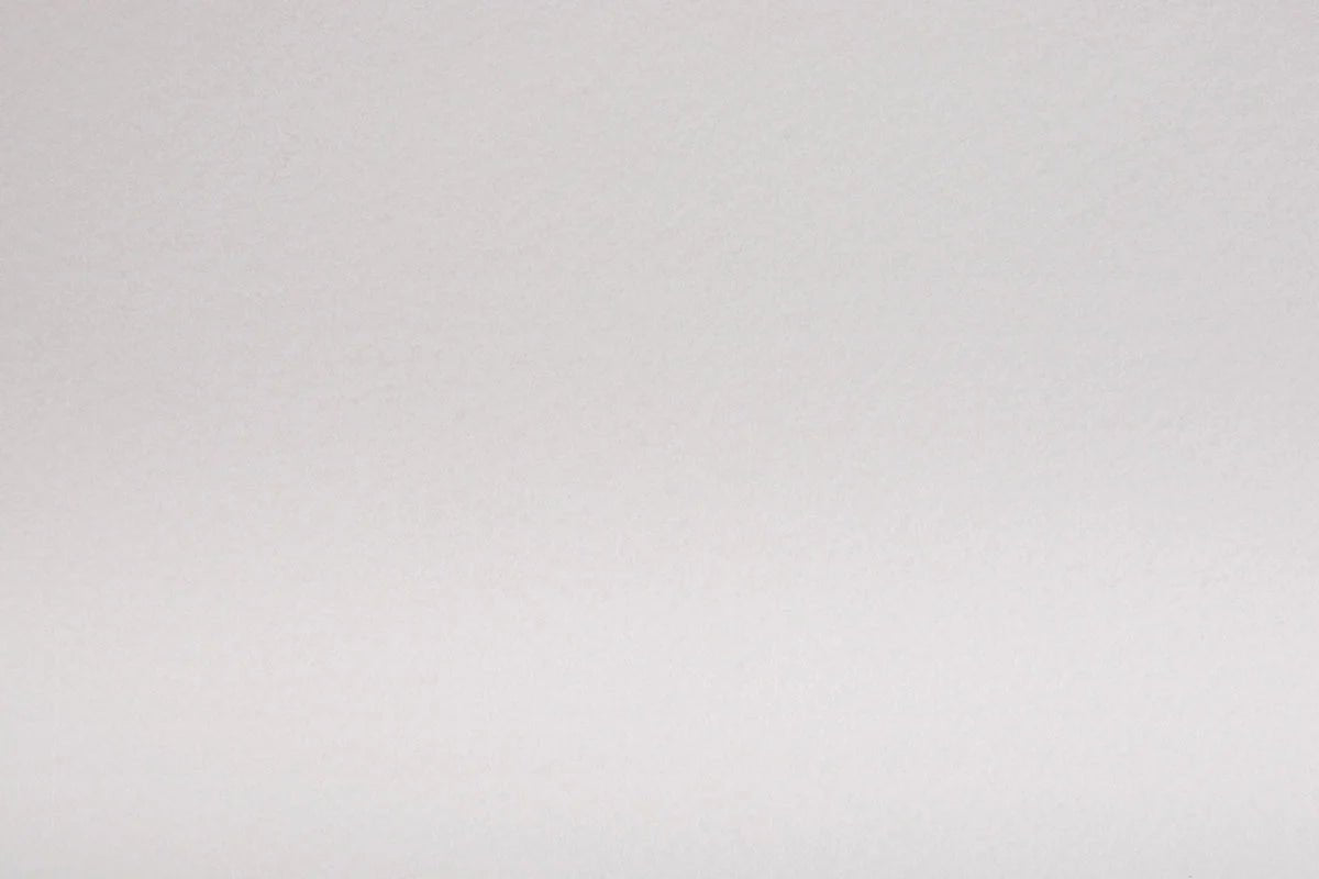 Felt fabric in rolls, soft, 1 mm - white 220 g/m²