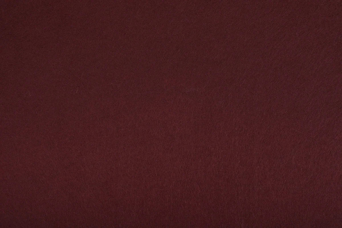 Felt fabric in rolls, soft, 1 mm - burgundy 220 g/m²